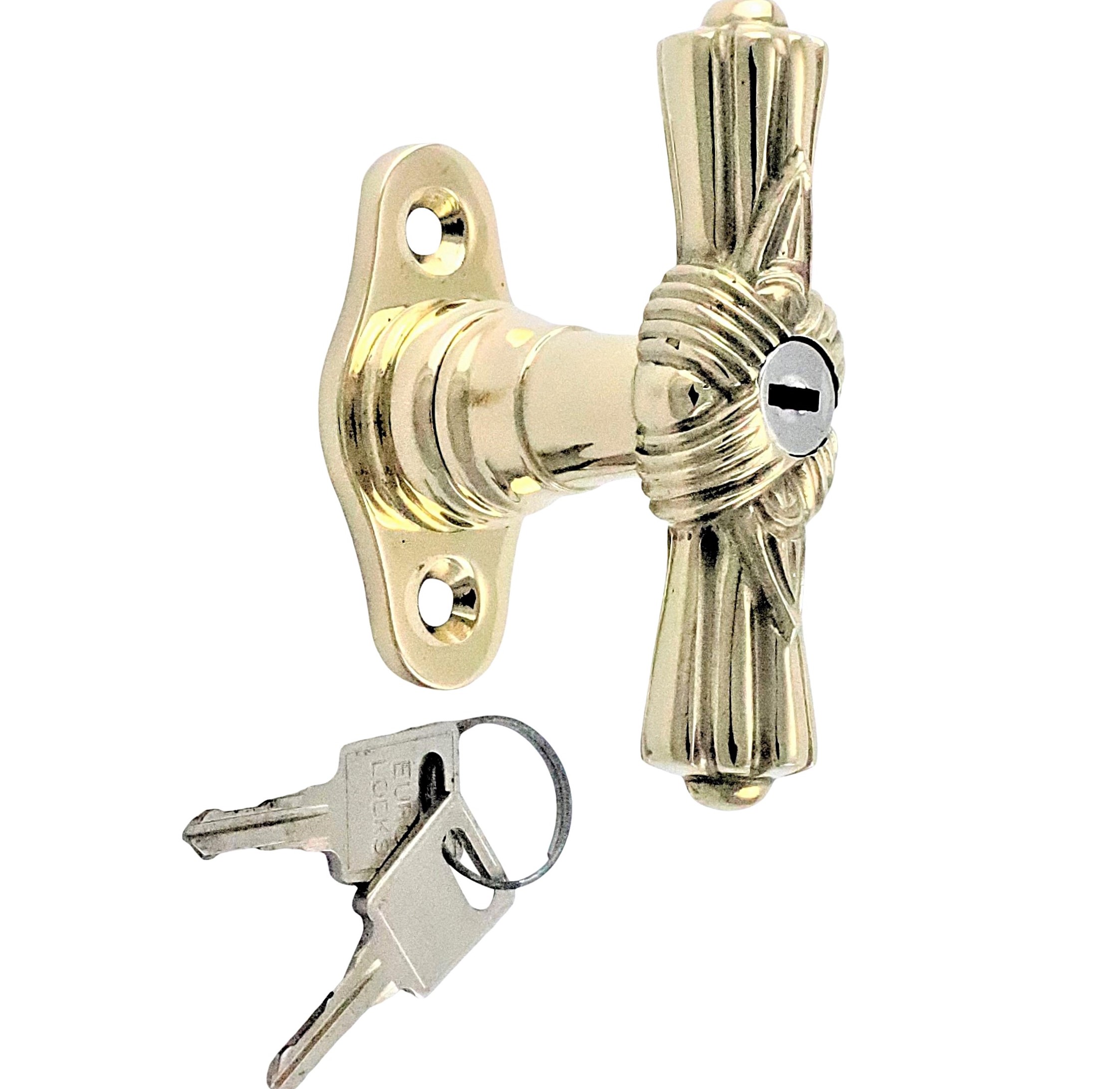 410.0097.35 JCB raam olijf afsluitbaar in art nouveau stijl - antiek raambeslag, raamkrukken