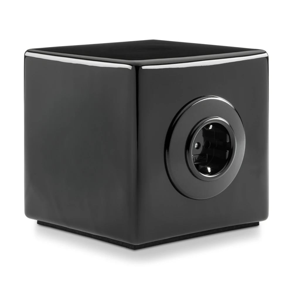 12336 THPG voedingsblok (4-weg), kabel zwart