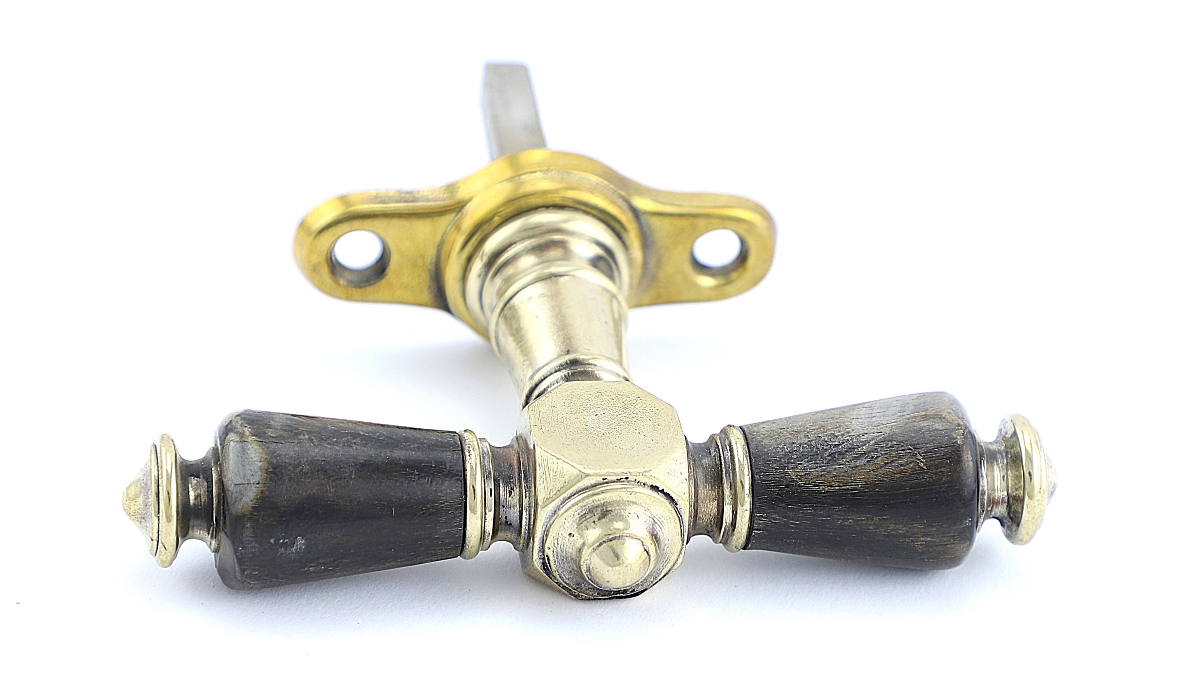 1.10013a.10 JCB origineel antiek raam olijf