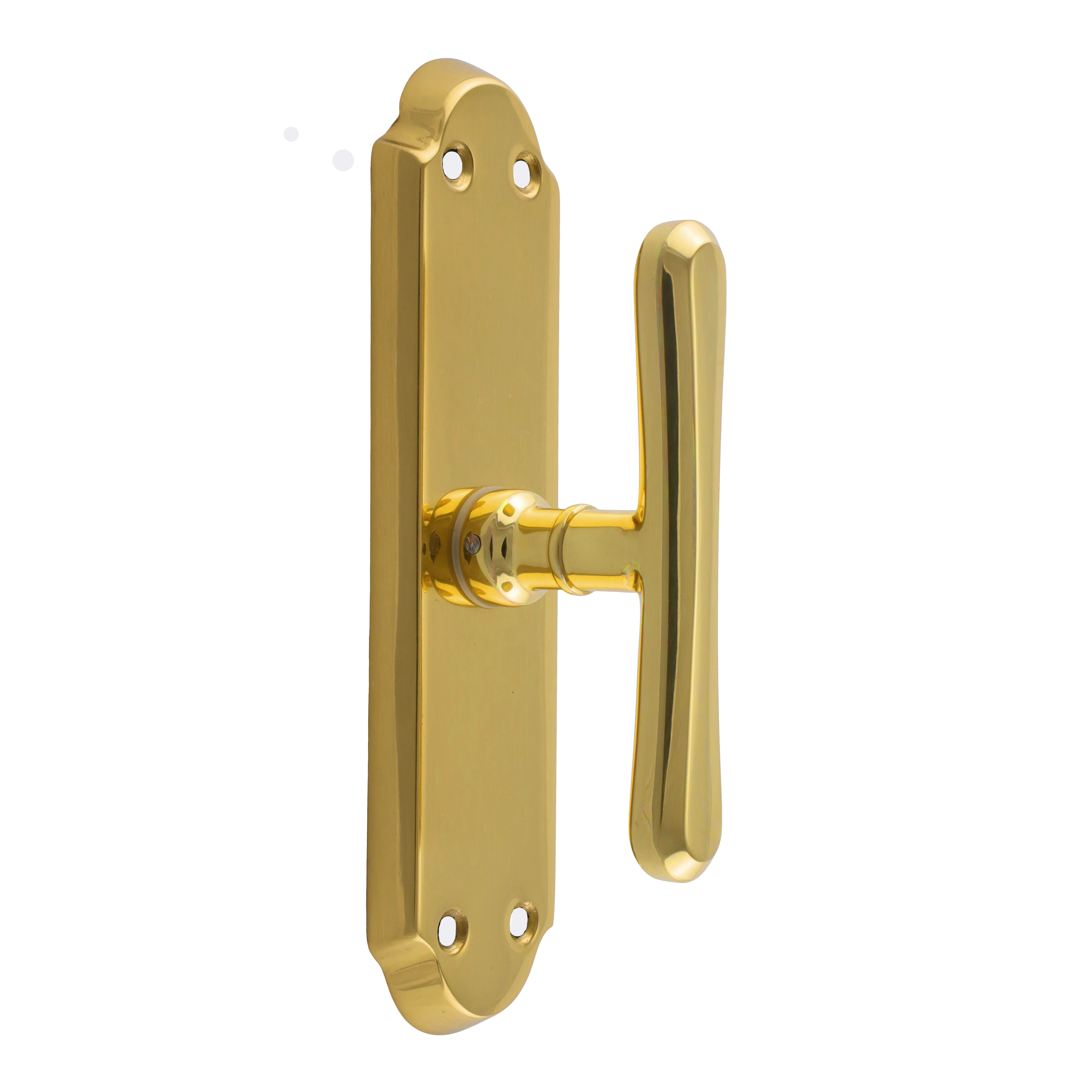 410.0084.35 Venster olijf Venstergreep Weense stijl Messing gepolijst